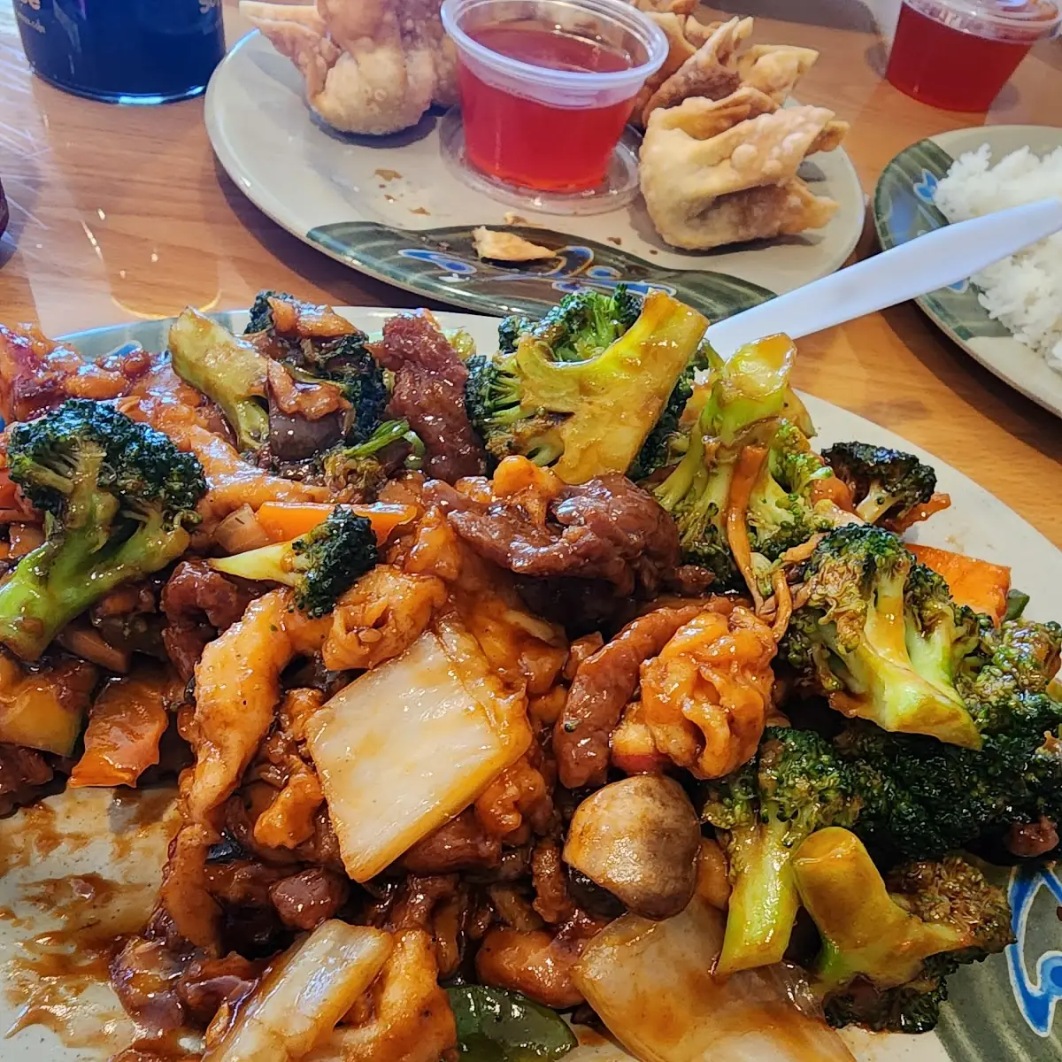 mongolian triple delight 蒙古三样